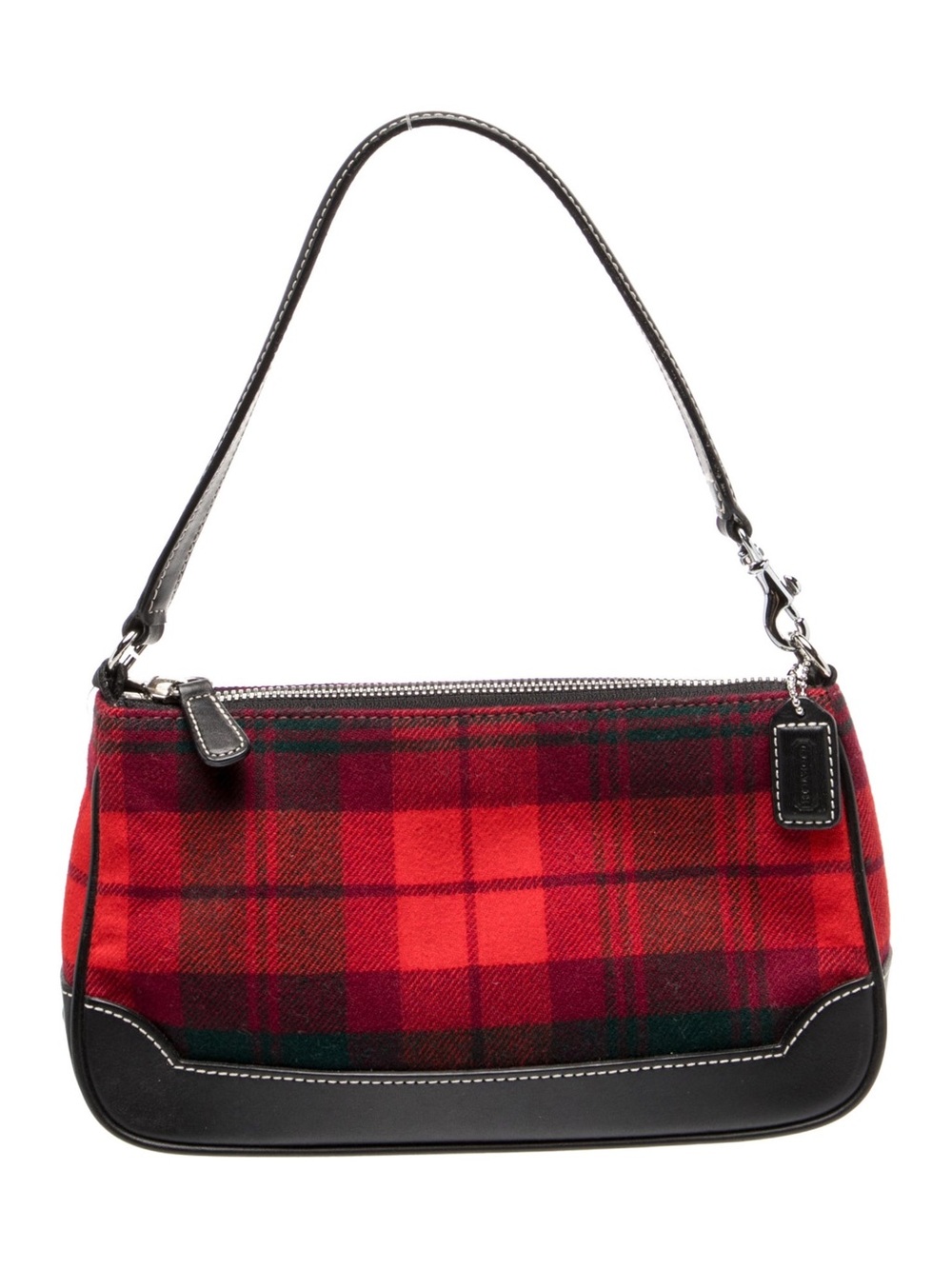 Coach Vintage Y2K Plaid Wool Demi Bag +wallet
